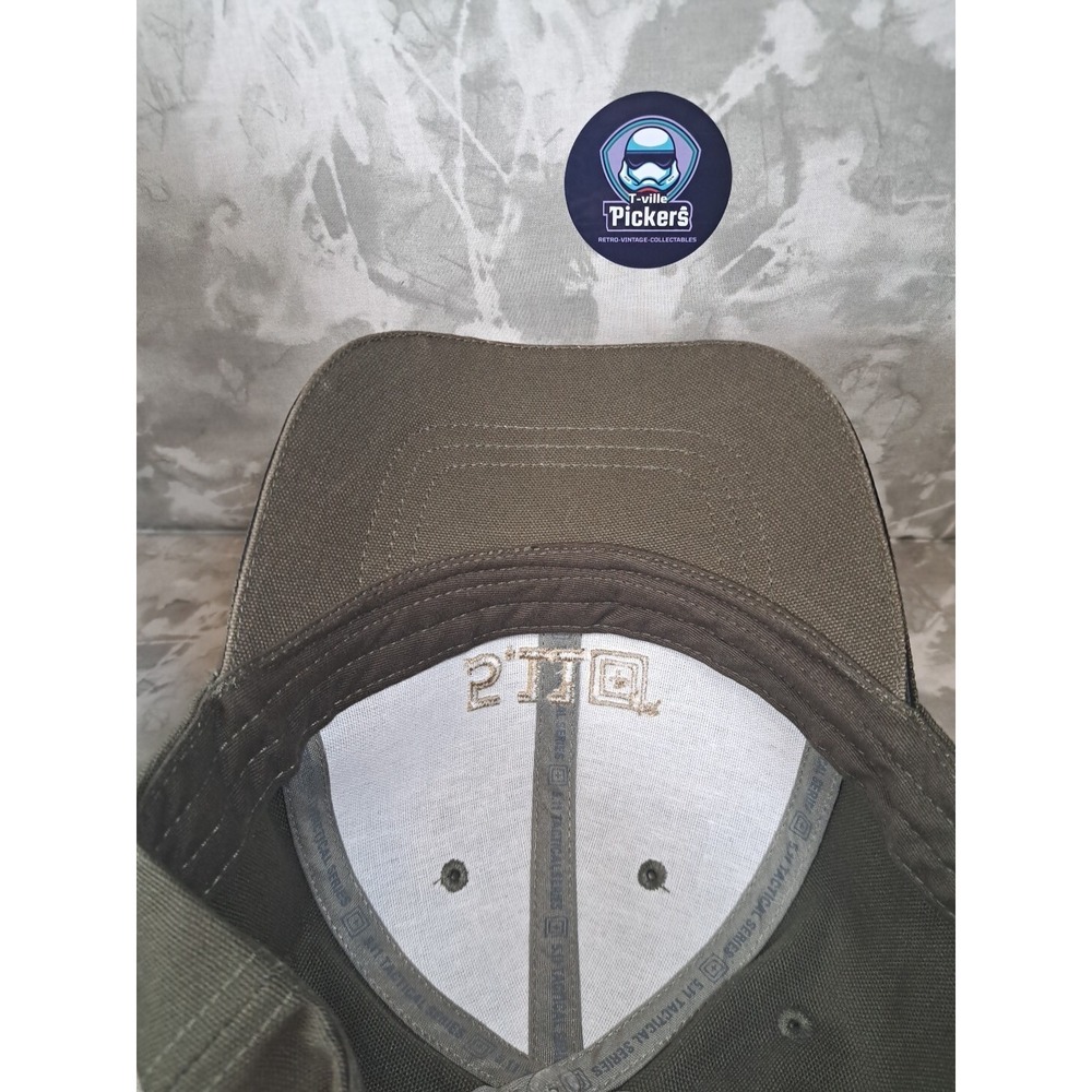 5.11 Tactical Series Mens Ball Cap Tan Adjustable Strap Hook and Loop Patch - Picture 7 of 9